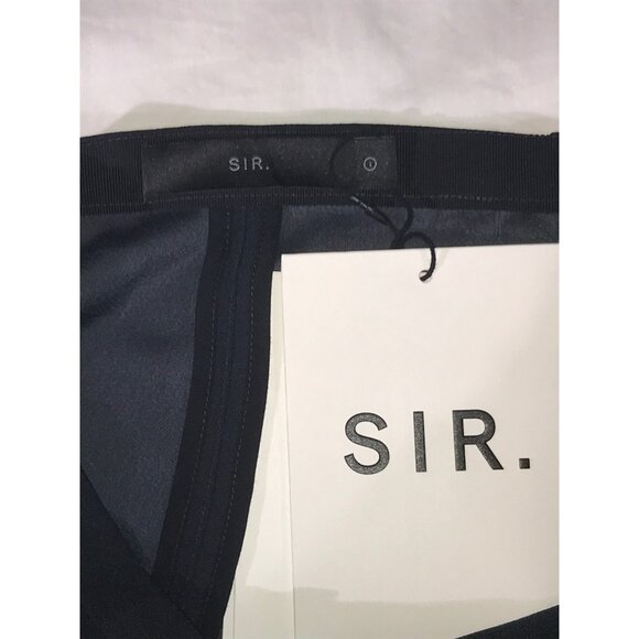Sir. Noir Women's Black Luxury Designer Comfy Business Chic Trouser Pants Size 1 - Picture 4 of 10